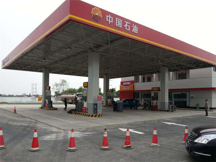 大理加油站钢结构网架案例20